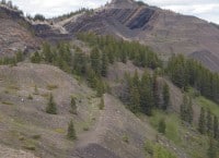 Steeply Dipping Strata - Canada