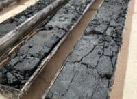 Coal gas testing slabs